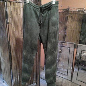 Green Tie Dye Sweatpants
